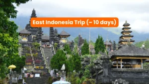 east indonesia trip