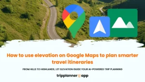 elevation on google maps