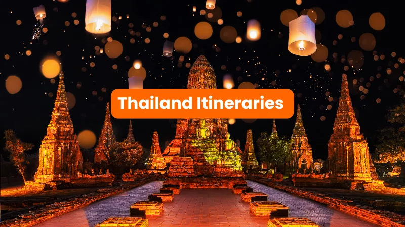 Thailand iltinerary