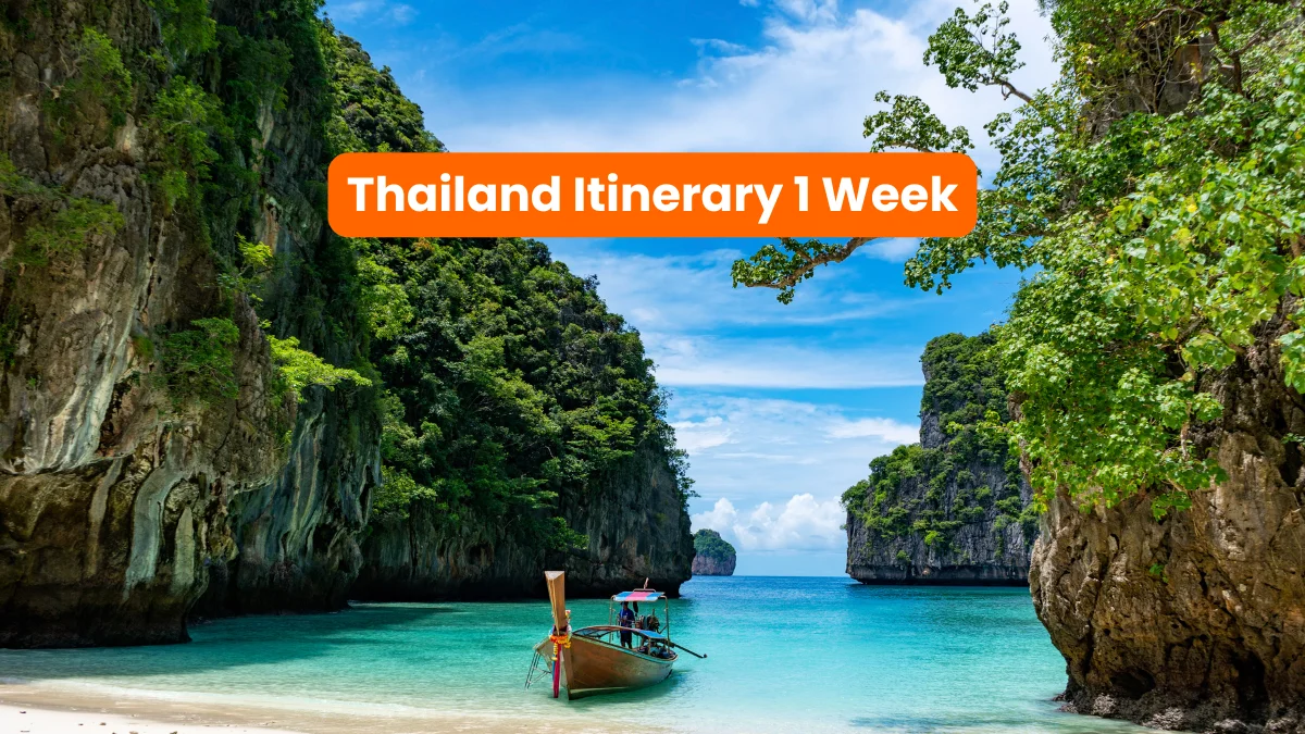 thailand itinerary 1 week